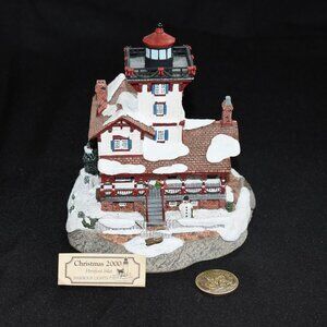 Harbour Lights 710 Christmas 2000 Lighthouse Hereford Inlet New Jersey Boxed